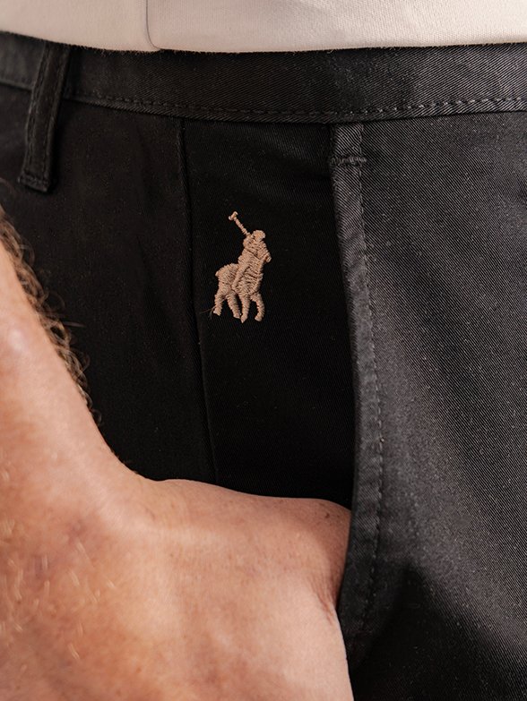 Polo Men's Venice Slim Fit Chinos - Black - Image 3