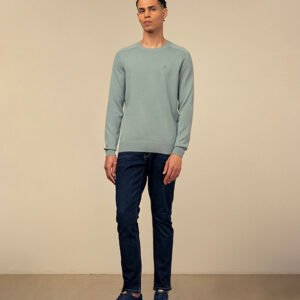 Polo Men's Crew Long Sleeve Knitwear - Blue