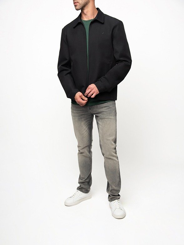 Polo Men's Harrington Tech Jacket - Navy - Image 5