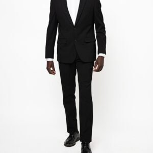 Polo Men's Slim Fit Suit - Black