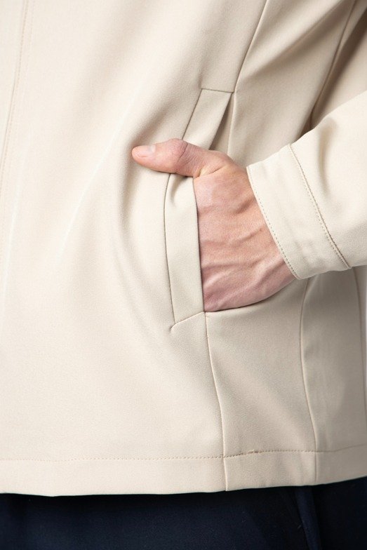 Polo Men's Essential Tech Harrington Jacket - Stone - Image 3