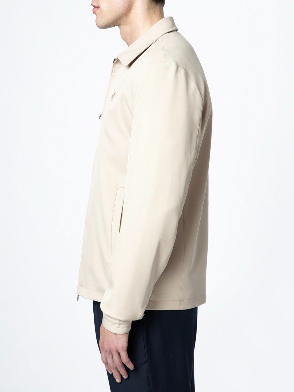 Polo Men's Essential Tech Harrington Jacket - Stone - Image 6