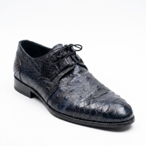 SHENBIN D.BLUE PYTHON AND OSTRITCH SHOE