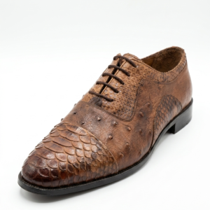 SHENBIN TOBACCO PYTHON & OSTRITCH SHOE