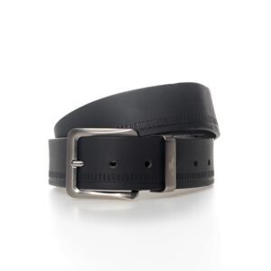 Polo Men's Fabio Genuine Leather 4cm Belt - Black