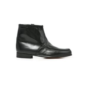 Watson Alex Black Leather Ankle Boots