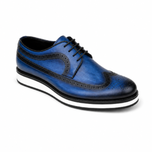 SPRETZA MILAN0 105 BLUE LEATHER SHOE