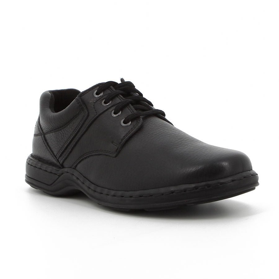 Hush Puppies Bennett Lace-Up Shoes Black Leather - Image 2