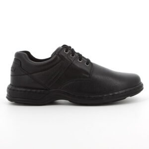 Hush Puppies Bennett Lace-Up Shoes Black Leather