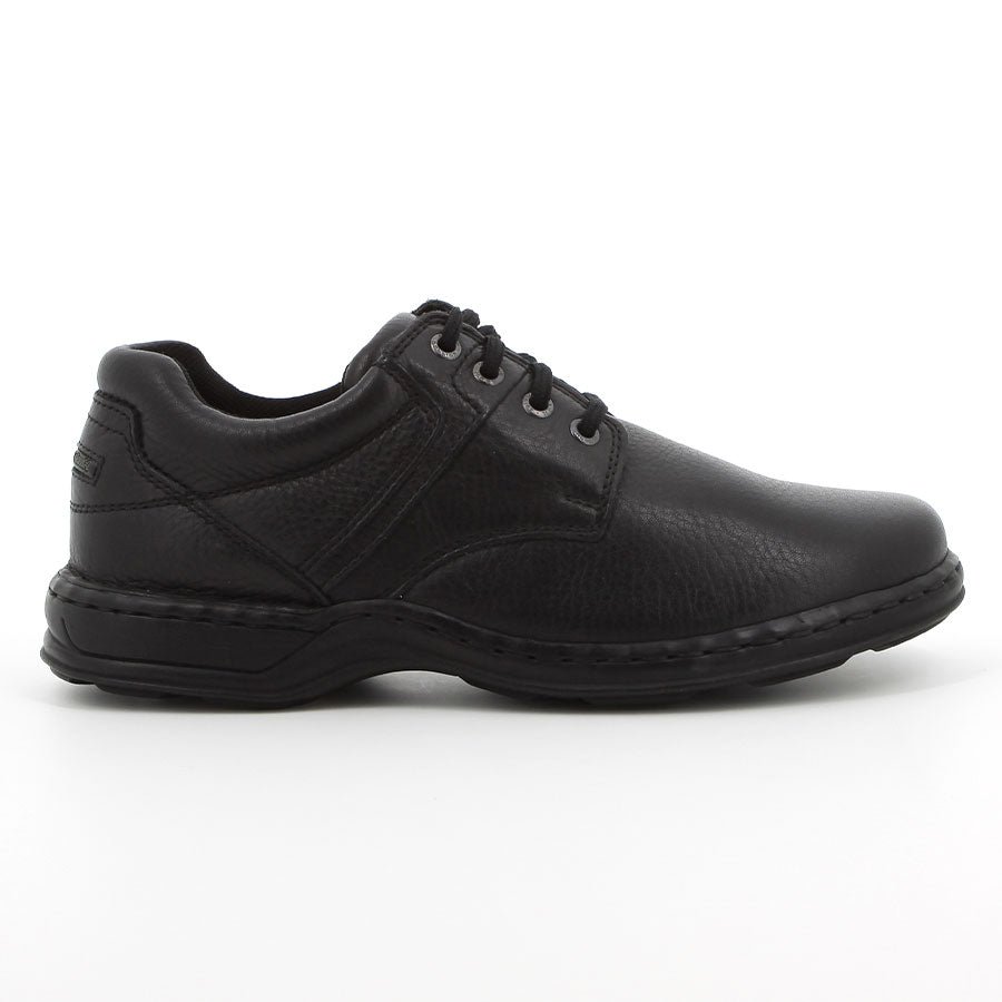 Hush Puppies Bennett Lace-Up Shoes Black Leather