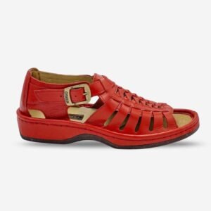 Omega Kgosi Soft Saddle Red Sandal