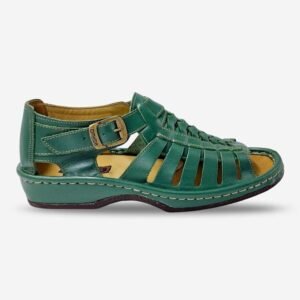 Omega Kgosi Soft Saddle Sage Leaf Sandal