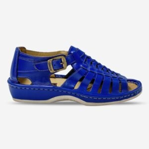 Omega Kgosi Softee Saddle Blue Sandal
