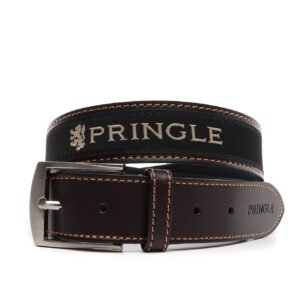 Pringle Casual Leather Belt — Brown