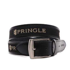 Pringle Casual Leather Belt — Black