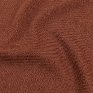 Pringle Gary Merino Long Sleeve Golfer — Rust