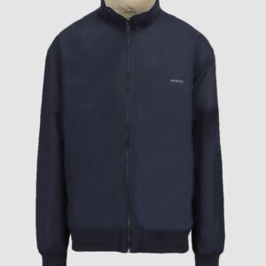 Pringle Larry Reversible Bomber Jacket — Navy