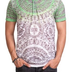 Mondo Green Degraded Devore Roma Polo