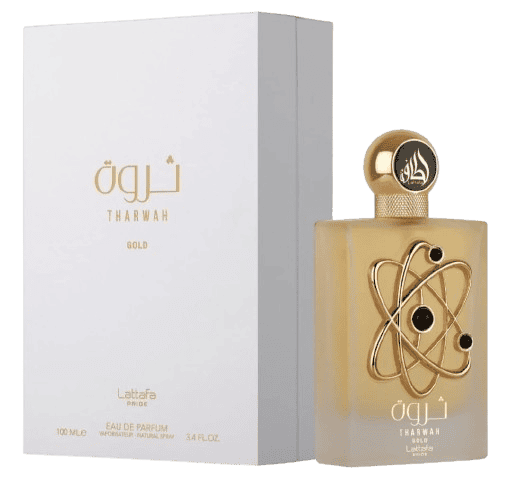 Tharwah Gold By Lattafa Pride 100ml - Image 2