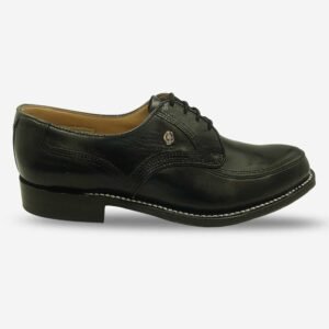 Crockett & Jones Emmet Black Derby Shoes