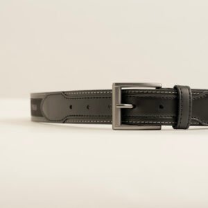 Polo Men's Alessandro Leather Belt - Black