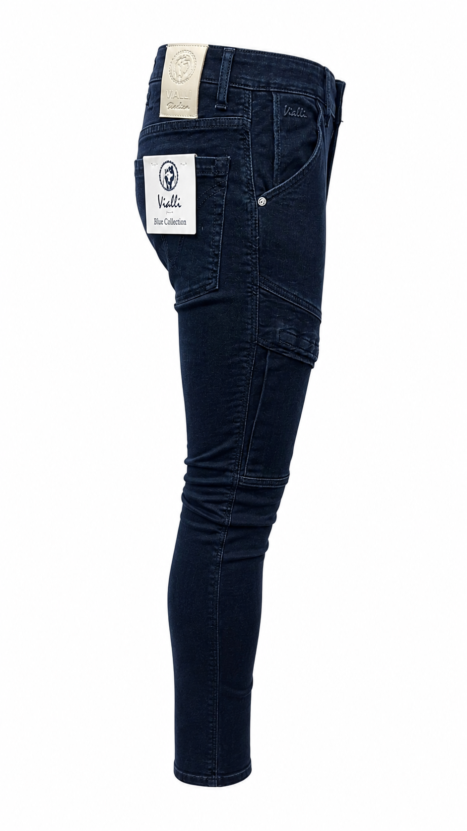 Vialli Greyson Skinny Jean Dark Navy - Image 3