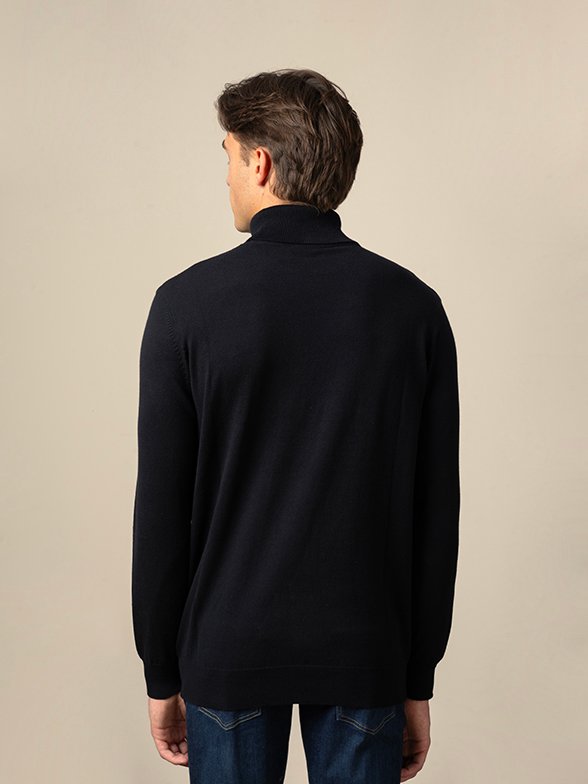 Polo Men's Roll Neck Long Sleeve Knitwear - Black - Image 2