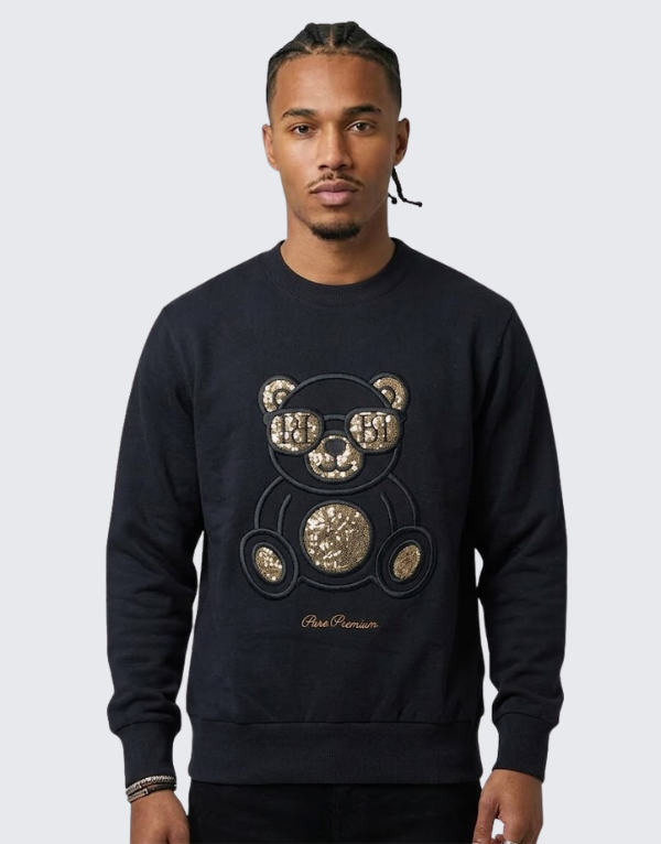 Pure Premium Ritmo Black Sweater