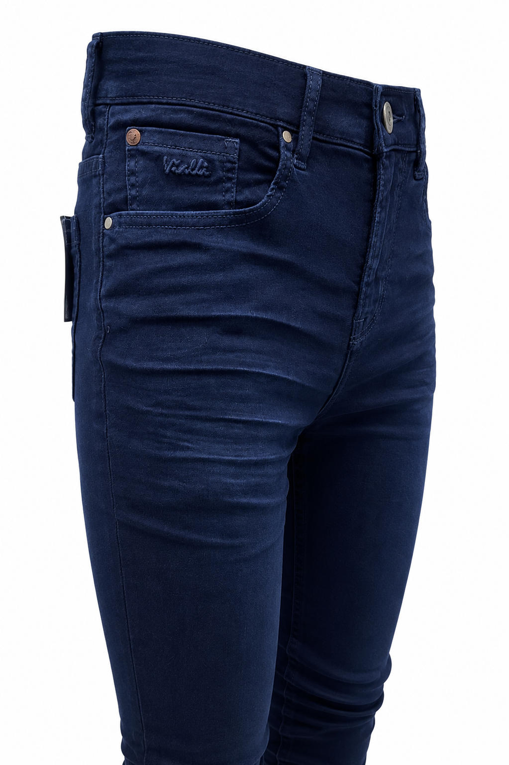 Vialli Grande Improved Sottle Slim-Fit Jeans Navy - Image 5