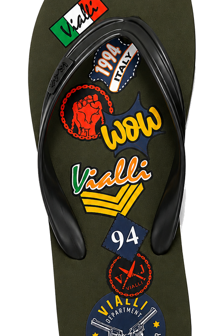 Vialli Khamat Flop Olive - Image 3